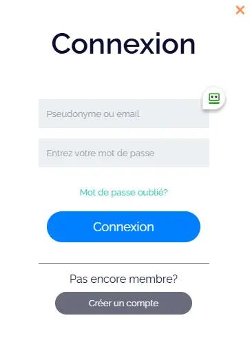 Connexion des membres du Ra Casino